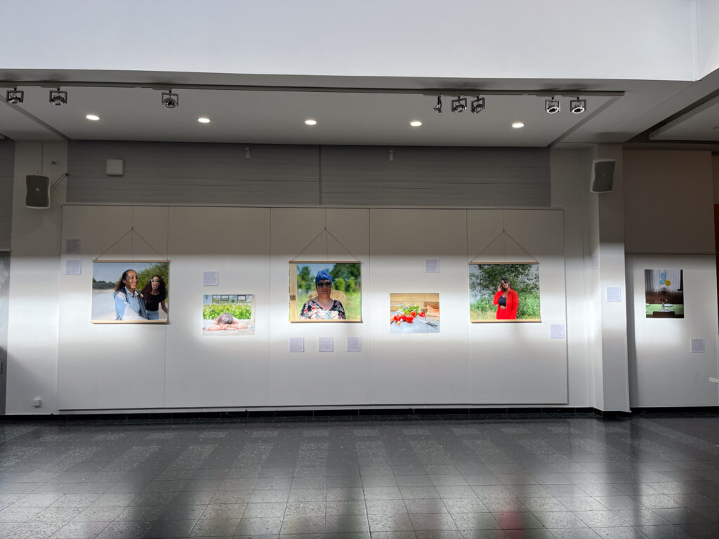 Vue de l'exposition Persévérantes, Conseil Départemental de Meurthe-et-Moselle, 2024