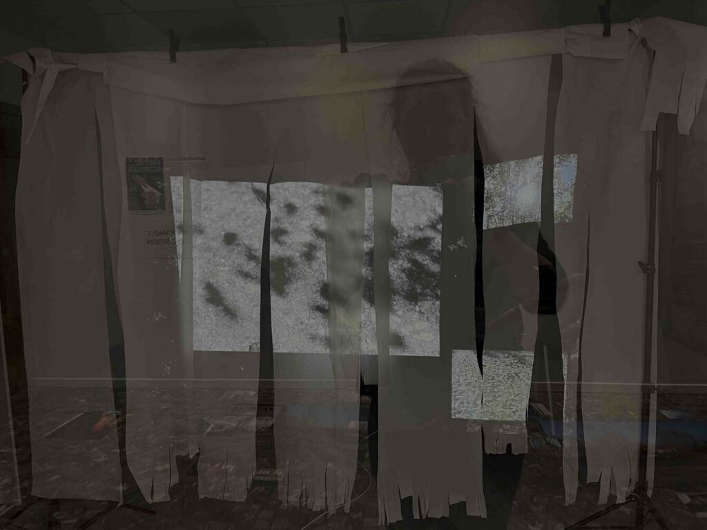 Vue de l'exposition Trifolium Hybridum, Centre Le Lierre, Thionville, 2023