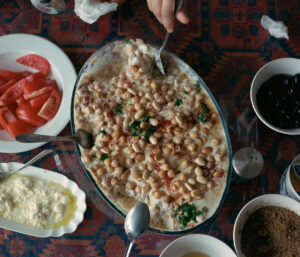 Repas traditionnel syrien